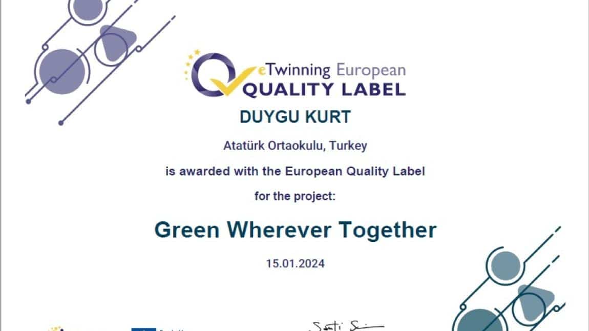GREEN WHEREVER TOGETHER PROJESİ